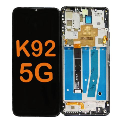 LCD Display Touch Screen Digitizer Replacement Oem Refurbished for LG K92 5G- Titan Gray