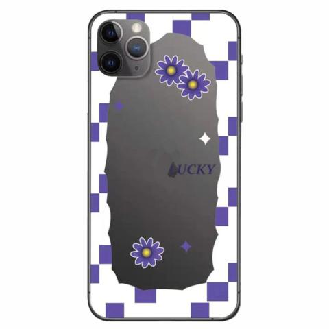 iPhone 13 Pro Max / 12 Pro Max Lucky Sign Mirror TPU Material Case (Ground Shipping Only)