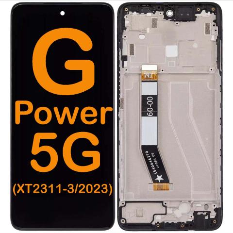 LCD Display Touch Screen Digitizer Replacement for Motorola Moto G Power 5G (XT2311-3 / 2023)-Black