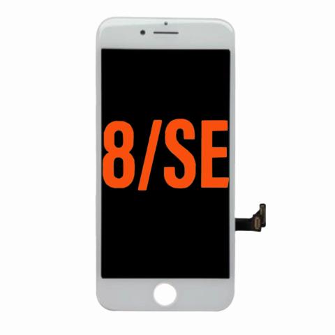 LCD Assembly For iPhone 8/ SE (2020)/ SE (2022) (Refurbished) - White