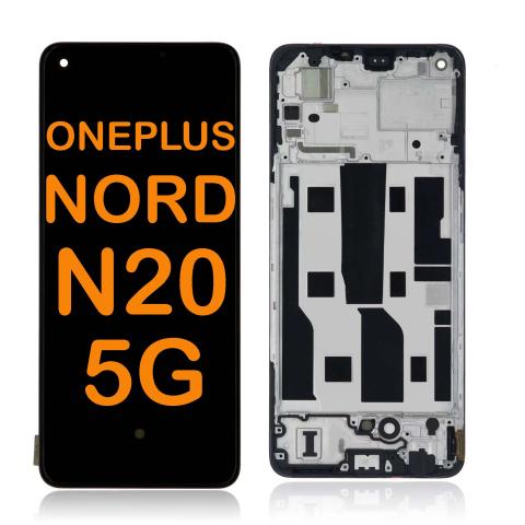 OLED Assembly With Frame Compatible For OnePlus Nord N20 5G - (Genuine OEM)