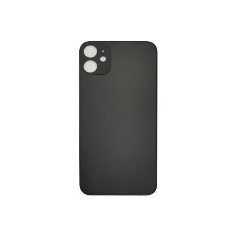 Back Glass For iPhone 11 (Large Camera Hole) - Black