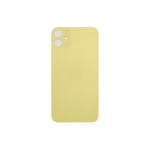 Back Glass For iPhone 11 (Large Camera Hole) - Yellow