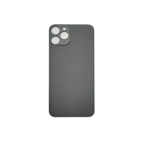 Back Glass For iPhone 11 Pro (Large Camera Hole) - Space Gray