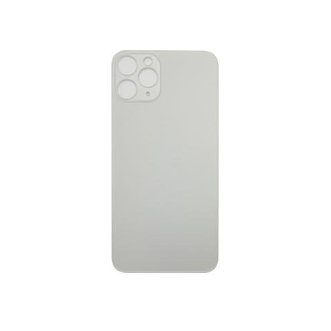 Back Glass For iPhone 11 Pro (Large Camera Hole) - Silver