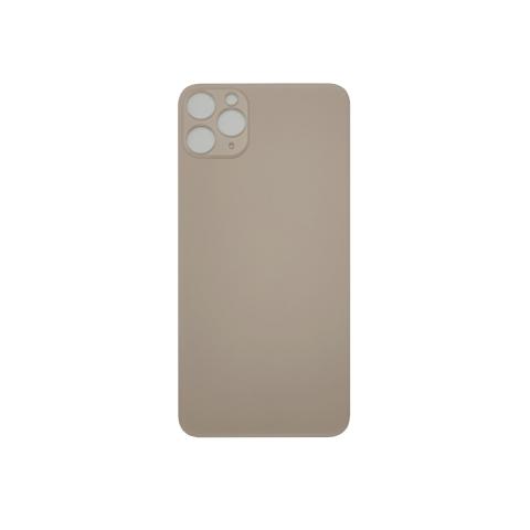 Back Glass For iPhone 11 Pro Max (Large Camera Hole) - Gold