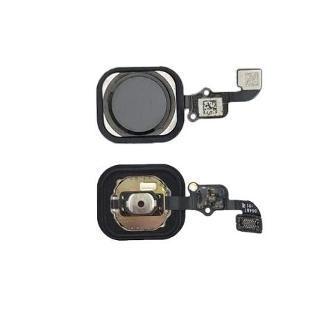 Home Button With Flex for iPhone 6, iPhone 6 Plus- Black 