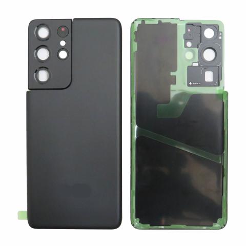 Back Glass for Samsung Galaxy S21 Ultra 5G- Phantom Black