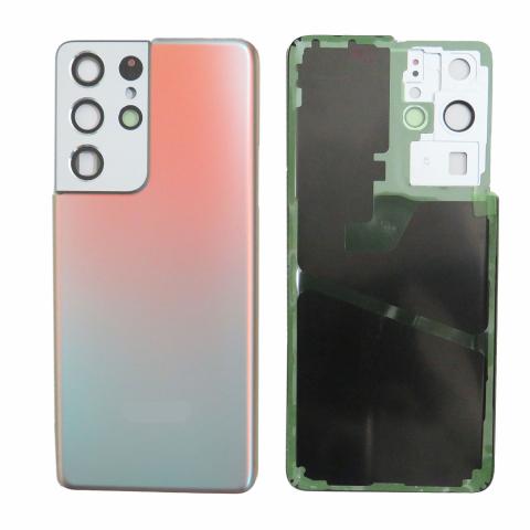 Back Glass for Samsung Galaxy S21 Ultra 5G- Phantom Silver