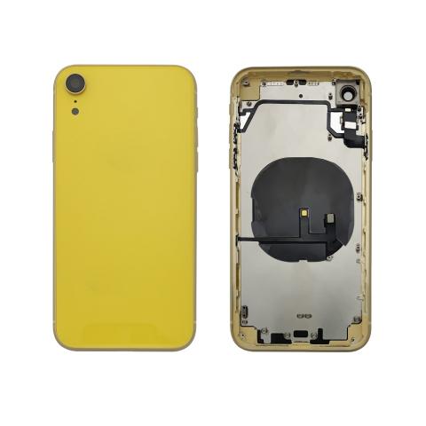 Back Housing W/ Small Parts Pre-Installed For iPhone XR - Yellow