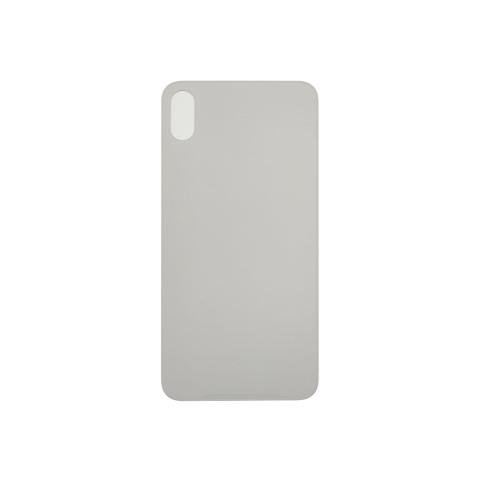 Back Glass For iPhone XS Max (Large Camera Hole) - Silver
