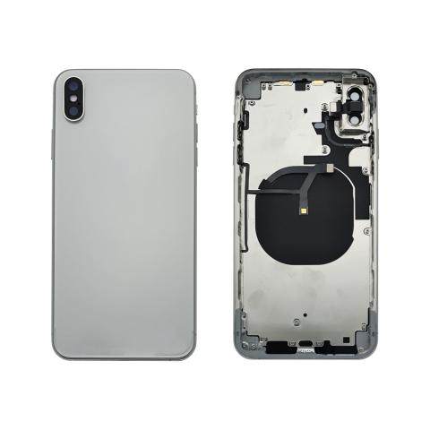 Back Housing W/ Small Parts Pre-Installed For iPhone XS Max-Silver