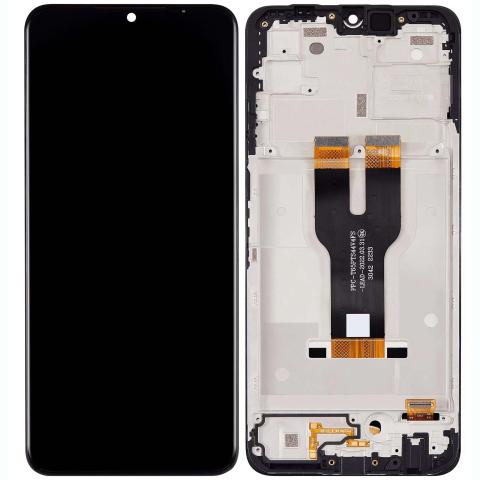 LCD Display Touch Screen Digitizer Replacement Oem Refurbished for T-Mobile Revvl 6X 5G (With Frame) - Black