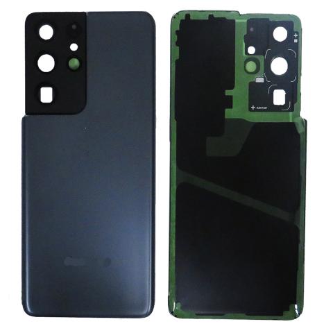 Back Glass for Samsung Galaxy S21 Ultra 5G- Phantom Gray