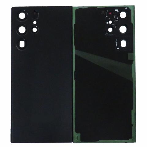 Back Glass for Samsung Galaxy S22 Ultra 5G- Phantom Black