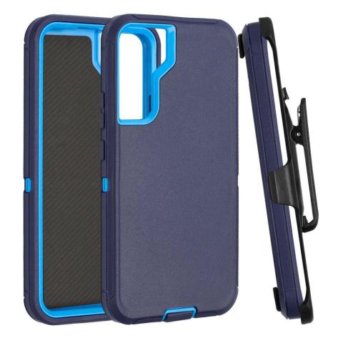Samsung S23 Defender Case With Belt Clip - Navy / Blue (Ground Shipping Only)