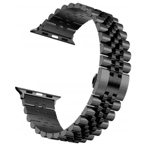 Stainless Steel Apple Watch Band 38 / 40 / 41mm - Black (Ground Shipping Only)