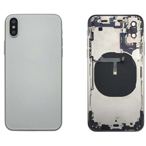 Back Housing W/ Small Parts Pre-Installed For iPhone XS - Silver