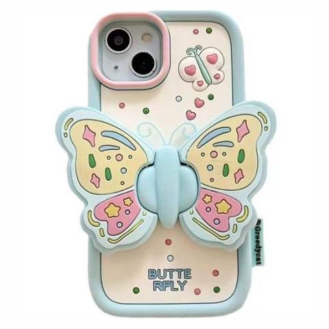 15 pro 3d butterfly blue