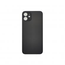 Back Glass For iPhone 12 Mini (Large Camera Hole) - Black