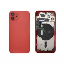Back Housing W/ Small Parts Pre-Installed For iPhone 12 Mini - Red