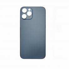 Back Glass For iPhone 12 Pro Max (Large Camera Hole) - Pacific Blue