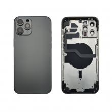 Back Housing W/ Small Parts Pre-Installed For iPhone 12 Pro Max-Graphite