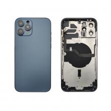 Back Housing W/ Small Parts Pre-Installed For iPhone 12 Pro Max-Pacific Blue