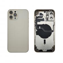 Back Housing W/ Small Parts Pre-Installed For iPhone 12 Pro Max-Gold