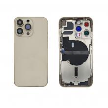 Back Housing W/ Small Parts Pre-Installed For iPhone 13 Pro-Gold