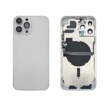 Back Housing W/ Small Parts Pre-Installed For iPhone 13 Pro Max-Silver