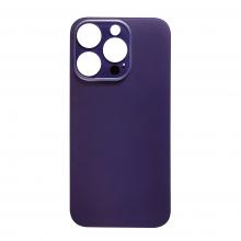 Back Glass For iPhone 14 Pro (Large Camera Hole) - Deep Purple