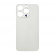 Back Glass For iPhone 14 Pro (Large Camera Hole) - Silver