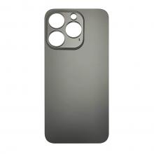 Back Glass For iPhone 14 Pro (Large Camera Hole) - Space Black