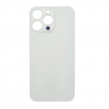 Back Glass For iPhone 14 Pro Max (Large Camera Hole) - Silver