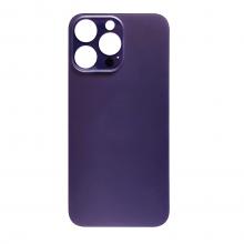 Back Glass For iPhone 14 Pro Max (Large Camera Hole) - Deep Purple
