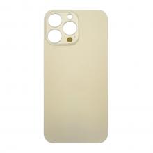 Back Glass For iPhone 14 Pro Max (Large Camera Hole) - Gold