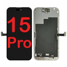 OLED Assembly Compatible For iPhone 15 Pro (Oem Pulled A Grade)-Black 