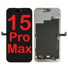 OLED Assembly Compatible For iPhone 15 Pro Max (Oem Pulled A Grade)-Black 