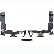 Charging Port with Flex Cable for iPhone 15 Plus (High Quality) - Black