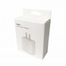 USB-C 18W Power Adapter for iPhone 11 to 13 Series/ SE (2020)/ iPad (High Quality Retail Package) - White