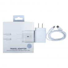 25W Type-C to Type-C Super-Fast Charge Power Adapter Combo for Samsung Device