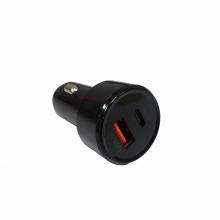 Fast Car Charger Adapter Type-C &USB for Mobile Devices (Retail package)