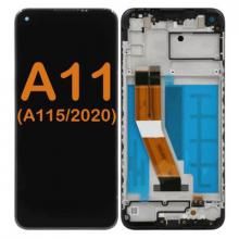 LCD Display Touch Screen Digitizer Frame Replacement Oem Refurbished for Galaxy A11 (A115 2020)(US VERSION)