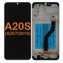 LCD Display Touch Screen Digitizer Replacement Oem Refurbished for Galaxy A20S (A207 2019)