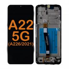 OLED Display Touch Screen Digitizer Replacement With Frame for Galaxy A22 5G (A226 2021)