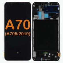 OLED LCD Display Touch Screen Digitizer Replacement with Frame for Galaxy A70 (A705 2019)