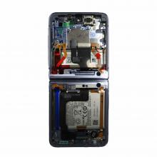 OLED Screen Digitizer Assembly with Frame for Samsung Galaxy Z Flip4 5G F721 (Service Pack) (US & Int'l) - Blue