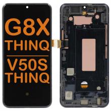 LCD Display Touch Screen Digitizer Replacement Oem Refurbished for LG G8X ThinQ LMG850U - Black