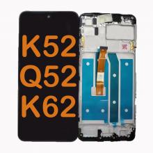 LCD Display Touch Screen Digitizer Replacement Oem Refurbished for LG K62/ Q52/ K52 - Black